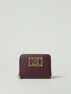 Love Moschino Logo-plaque Zip-around Wallet In Brown