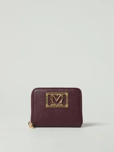 LOVE MOSCHINO WALLET LOVE MOSCHINO WOMAN COLOR WINE,H23896114