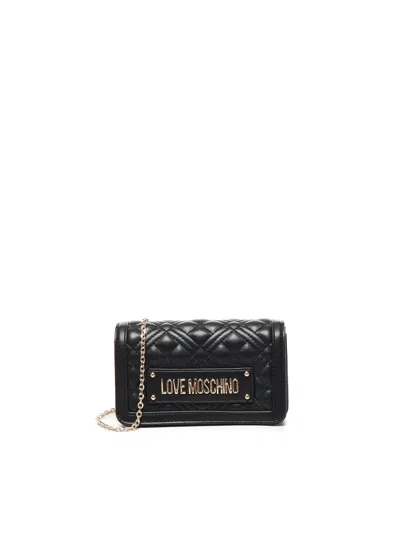 Love Moschino Wallet With Chain And Logo
