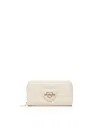 Love Moschino Heart-logo Zip-fastening Wallet In Neutral