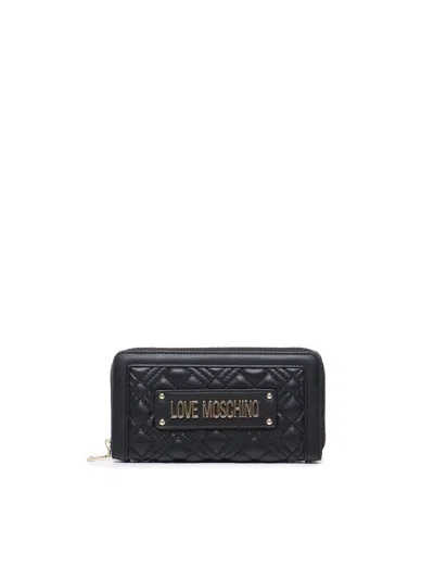 Love Moschino Wallet With Logo In Black