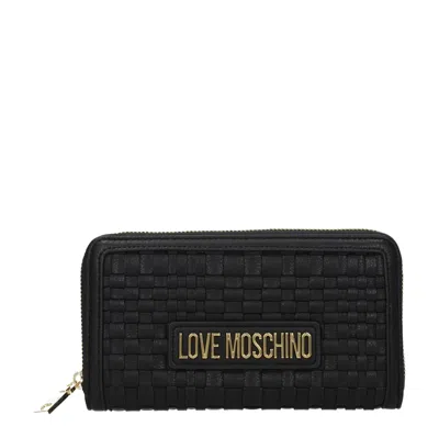 Love Moschino Wallet Women Polyurethane Black