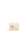 Love Moschino Compact Dimensions Zip Around Wallet In Pink