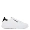 Love Moschino White And Black Sneakers In White