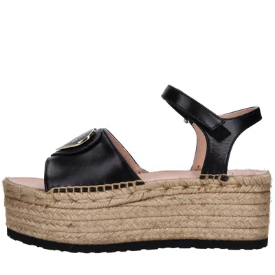 Love Moschino With Heel Black In Nero Scuri