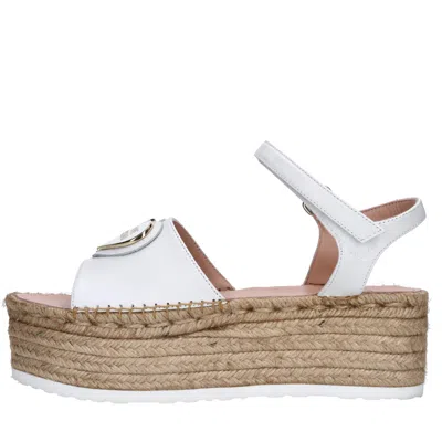 Love Moschino With Heel White In Bianco Neutri