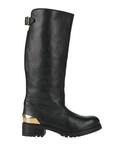 Love Moschino Woman Boot Black Size 6 Calfskin