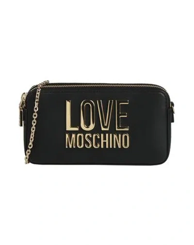 Love Moschino Woman Cross-body Bag Black Size - Polyurethane