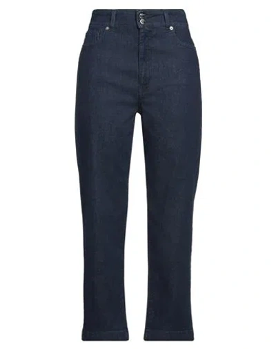 Love Moschino Woman Denim Pants Blue Size 29 Cotton, Elastomultiester, Elastane