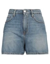 Love Moschino Woman Denim Shorts Blue Size 6 Cotton In Blue