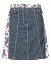 Love Moschino Denim Skirts In Blue