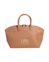Love Moschino Woman Handbag Camel Size - Leather In Sand