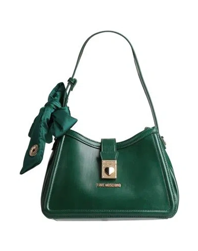 Love Moschino Woman Handbag Green Size - Polyurethane
