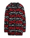 Love Moschino Woman Jacket Red Size M Acrylic, Polyester, Polyamide In Red