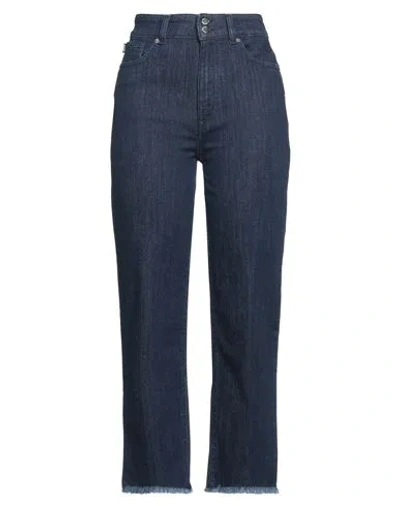 Love Moschino Woman Jeans Blue Size 29 Cotton, Elastane