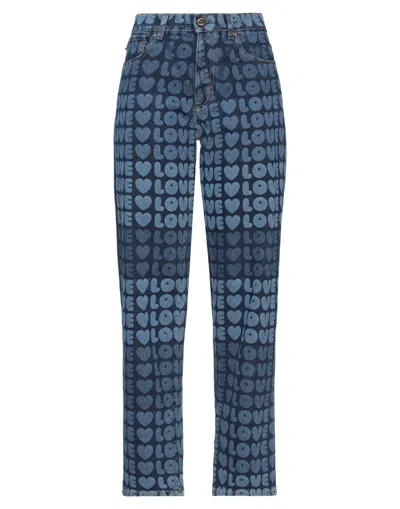 Love Moschino Jeans In Blue