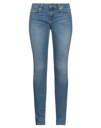 Love Moschino Woman Jeans Blue Size 30 Cotton, Polyester, Elastane
