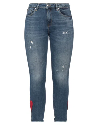 Love Moschino Jeans In Blue