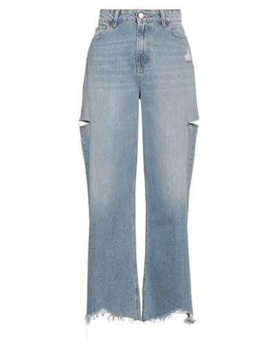 Love Moschino Woman Jeans Blue Size L Cotton