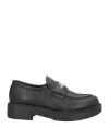 Love Moschino Woman Loafers Black Size 10 Calfskin