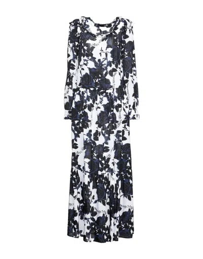 Love Moschino Long Dresses In Blue