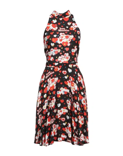 Love Moschino Midi Dresses In Black