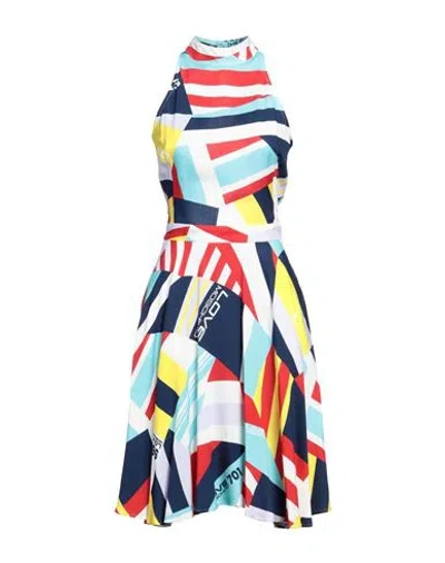 Love Moschino Woman Midi Dress White Size 8 Viscose