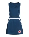 Love Moschino Woman Mini Dress Navy Size 6 Cotton In Blue