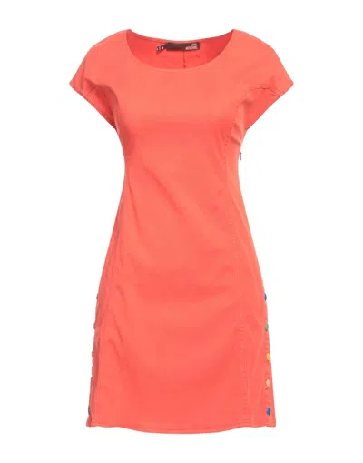 Love Moschino Short Dresses In Orange
