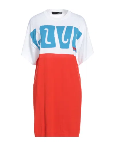 Love Moschino Short Dresses In Red