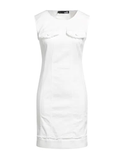 Love Moschino Short Dresses In White