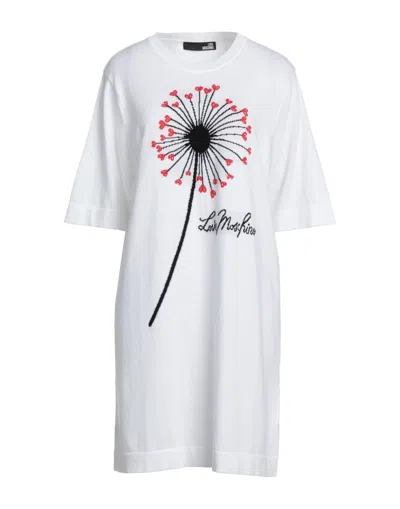 Love Moschino Short Dresses In White