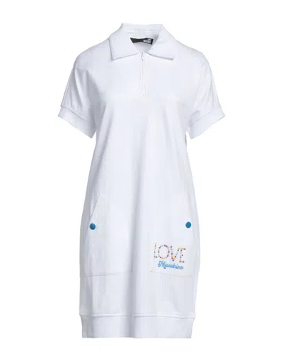 Love Moschino Short Dresses In White