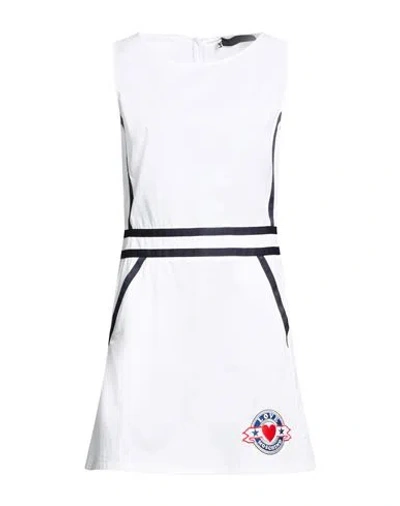 Love Moschino Woman Mini Dress White Size 6 Cotton