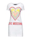 Love Moschino Short Dresses In White
