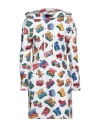 Love Moschino Woman Mini Dress White Size 6 Cotton, Elastane
