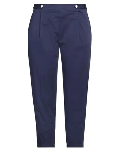 Love Moschino Woman Pants Blue Size 8 Cotton, Elastane