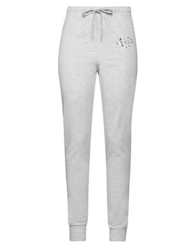 Love Moschino Woman Pants Light Grey Size 2 Cotton, Modal, Elastane