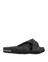 Love Moschino Sandals In Black