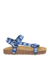 Love Moschino Woman Sandals Platinum Size 8 Leather In Grey