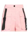 Love Moschino Woman Shorts & Bermuda Shorts Pink Size 6 Cotton, Polyamide, Polyester In Pink