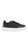 Love Moschino Woman Sneakers Black Size 8 Calfskin