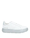 Love Moschino Woman Sneakers White Size 8 Calfskin In White