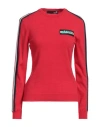 Love Moschino Woman Sweater Red Size 6 Polyamide, Acrylic, Wool, Polyester In Red