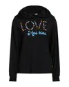 Love Moschino Sweatshirts In Black