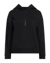 Love Moschino Woman Sweatshirt Black Size 8 Cotton, Elastane In Black