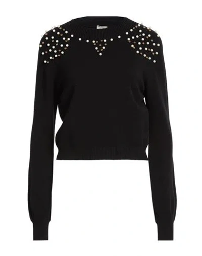 Love Moschino Woman Sweatshirt Black Size Xl Cotton, Polyester