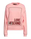 Love Moschino Sweatshirts In Pink