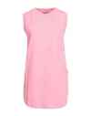 Love Moschino Woman Sweatshirt Pink Size 4 Cotton, Elastane In Pink