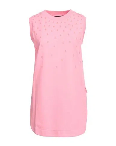 Love Moschino Woman Sweatshirt Pink Size 4 Cotton, Elastane